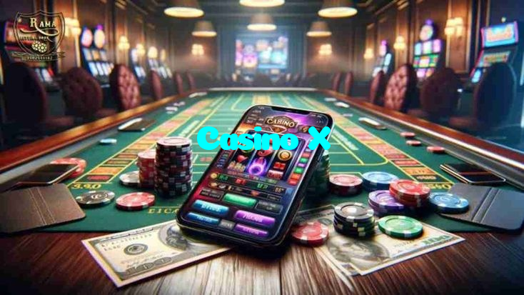 Casino X casino presented on mobile device in Pakistan with slots and live games
